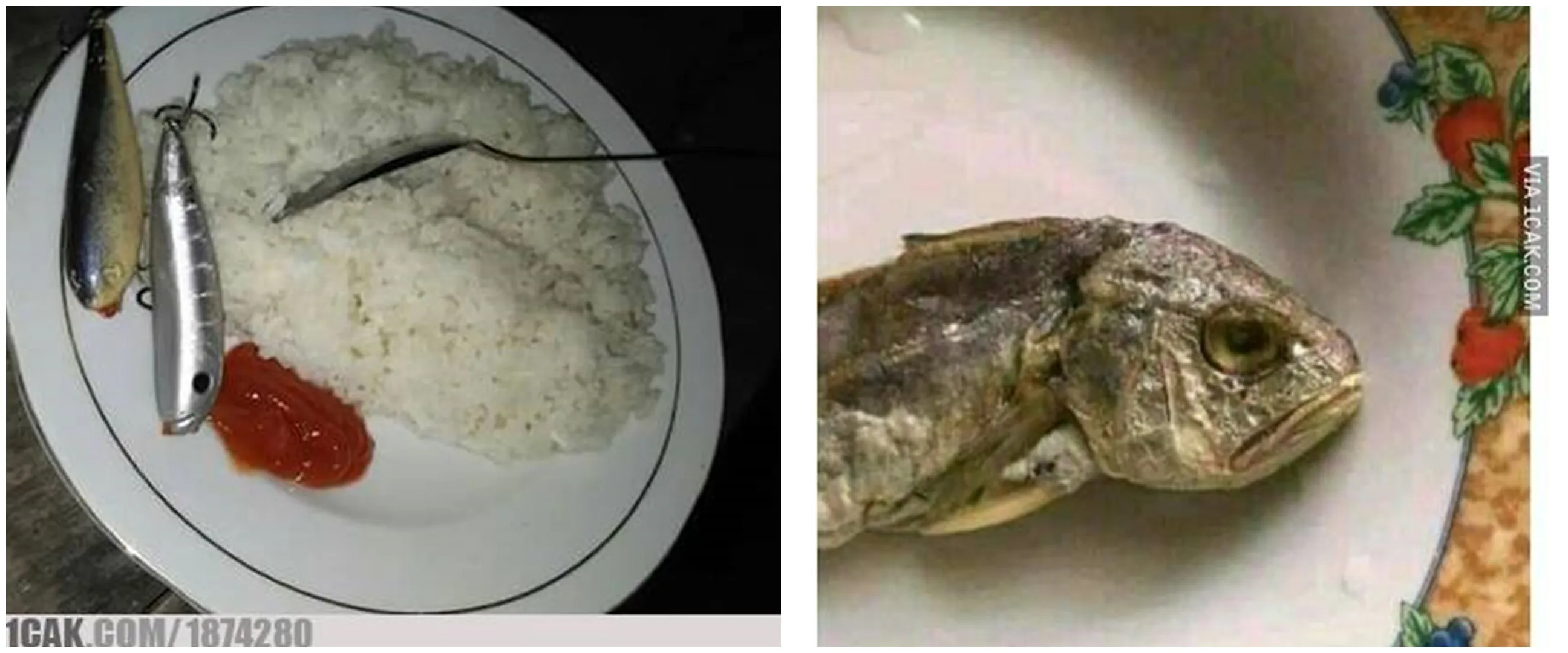 Bukan tingkatkan nafsu makan, 11 potret kocak sajian olahan ikan ini malah bikin ngamuk