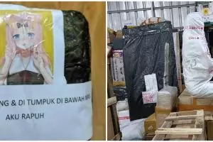 11 Potret kocak bungkus paket kelewat membagongkan ini bikin kurir bertanya-tanya