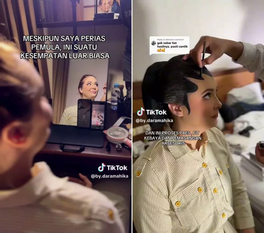 bule makeup putri solo © TikTok