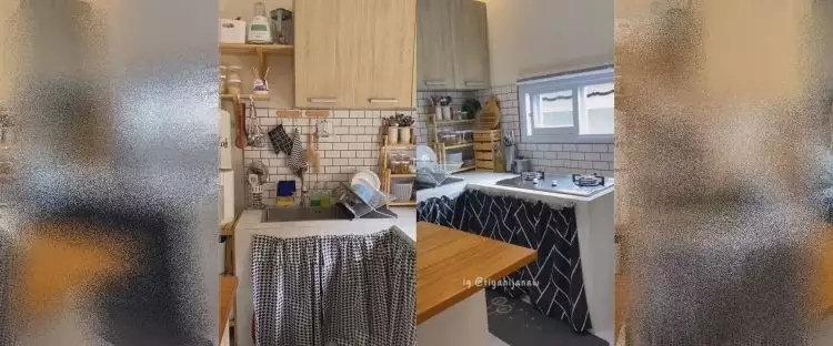 Tampak mewah tanpa kitchen set, 11 potret dapur rumah subsidi ini estetiknya bikin ibu-ibu terpikat