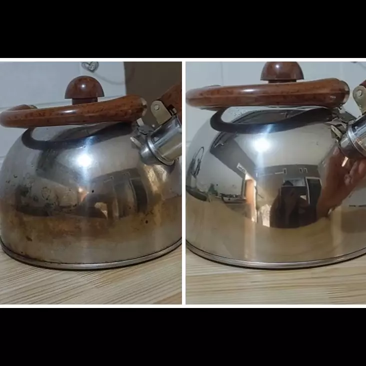 Tanpa baking soda atau sitrun, begini cara bersihkan noda kerak di bagian luar teko cuma pakai 1 bahan