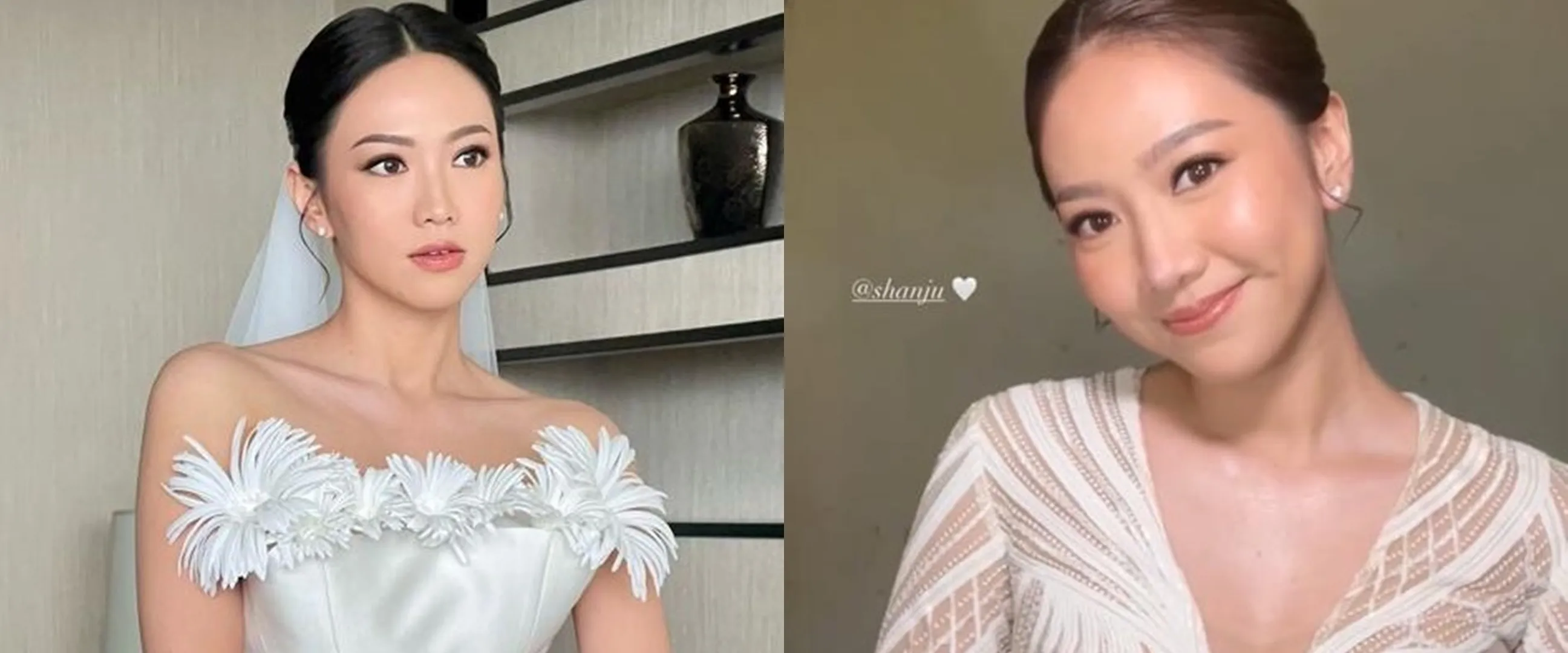 Jadi istri Jonatan Christie, ini 6 detail makeup Shania eks JKT48 dari prewedding sampai akad nikah