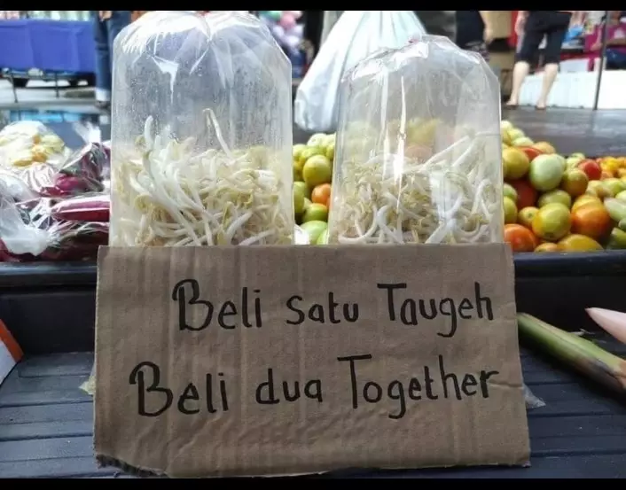 tulisan kocak di pasar © berbagai sumber tulisan kocak di pasar © berbagai sumber