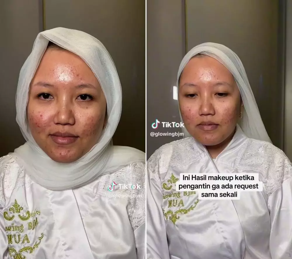 makeup kulit berjerawat © TikTok