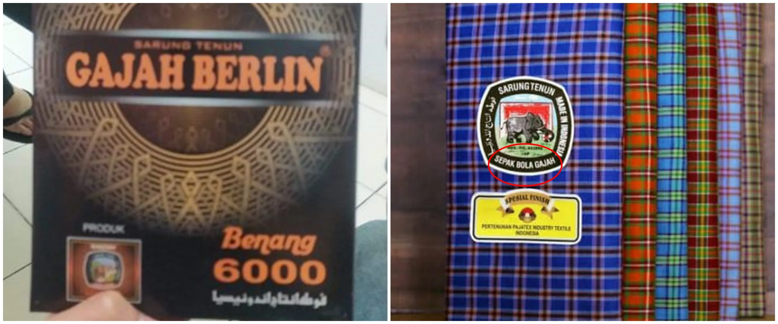 13 Potret kocak pelesetan merk sarung serba gajah ini bikin nyengir lebar, editan atau beneran ada nih