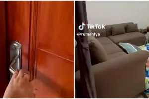 9 Potret rumah minimalis tanpa sekat dalamnya ramah buat acara keluarga, penampakan dapurnya kece pol