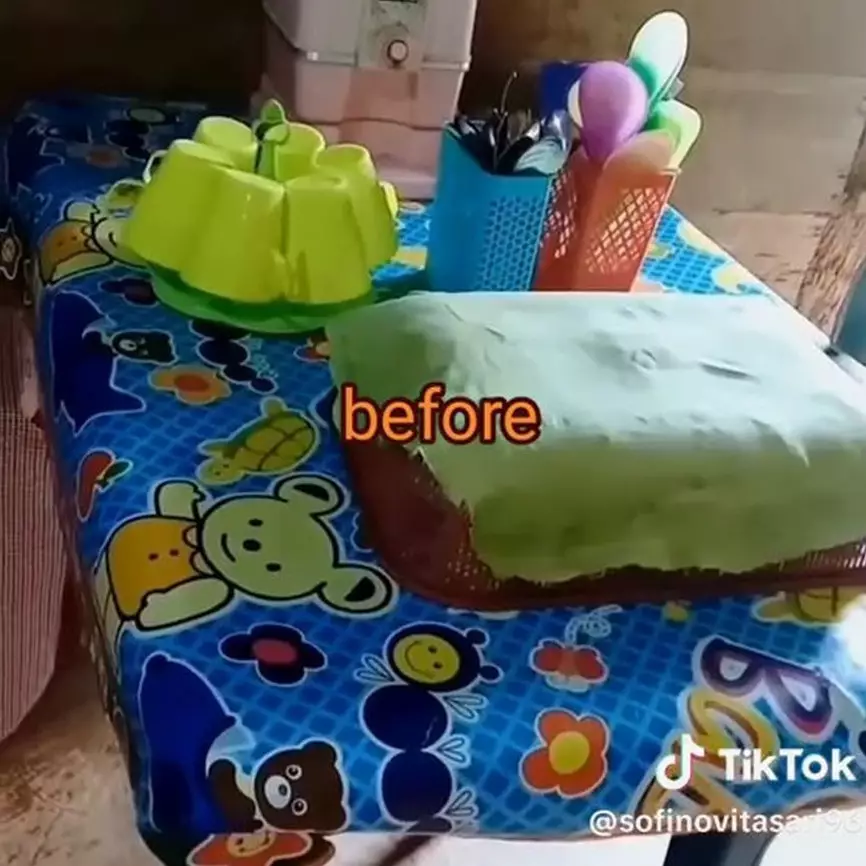 11 Potret transformasi dapur semi kayu dari buluk jadi serba hijau, wastafelnya dari barang bekas