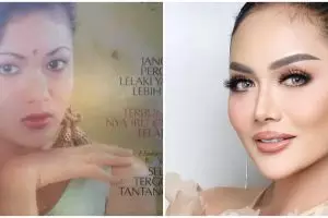 Pesona 9 seleb jadi model majalah jadul dengan alis tipis ini bikin salfok, Olla Ramlan bak beda orang