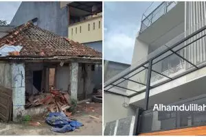 Bangunan rusak jadi rumah gedong, 11 potret hunian tengah kota ini perubahannya bak langit dan bumi