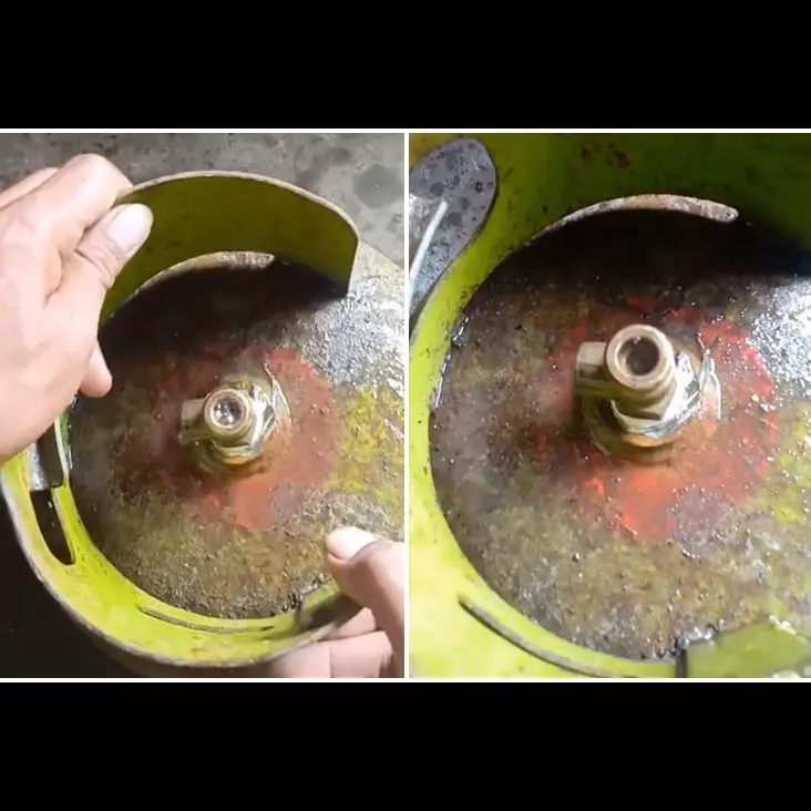 Bukan ditambah karet gelang atau plastik, ini cara atasi tabung gas bocor pakai 1 alat sederhana