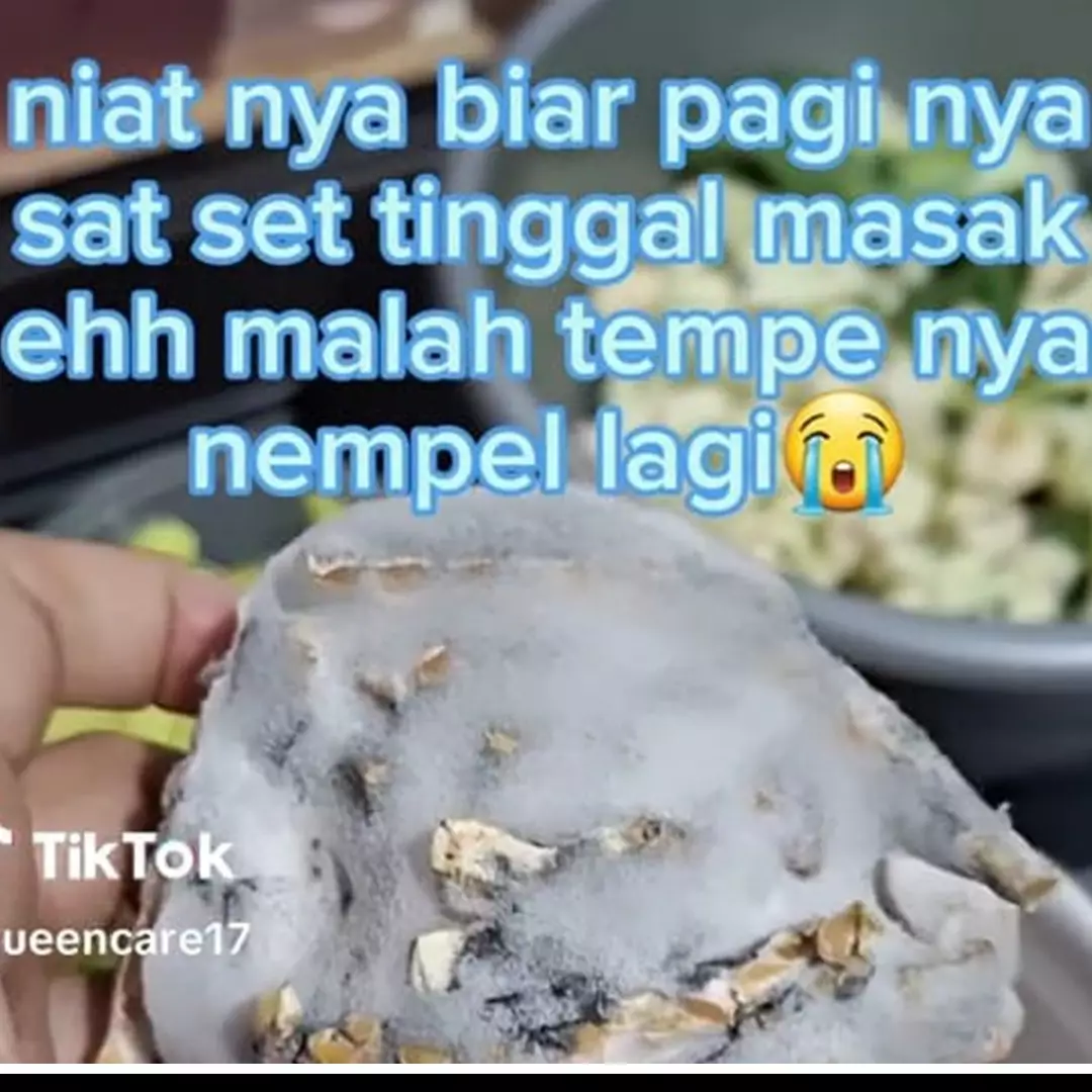 Sudah salah langkah tapi masih ngotot, momen cewek gagal masak oseng tempe ini bikin geleng kepala