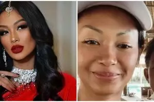 Potret 9 model pakai dan tanpa makeup, alis tipis Kimmy Jayanti bikin salah fokus