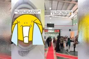 Apesnya wanita ini, bayar Rp 25 juta untuk makeup pengantin hasilnya zonk, gagal jadi ratu sehari