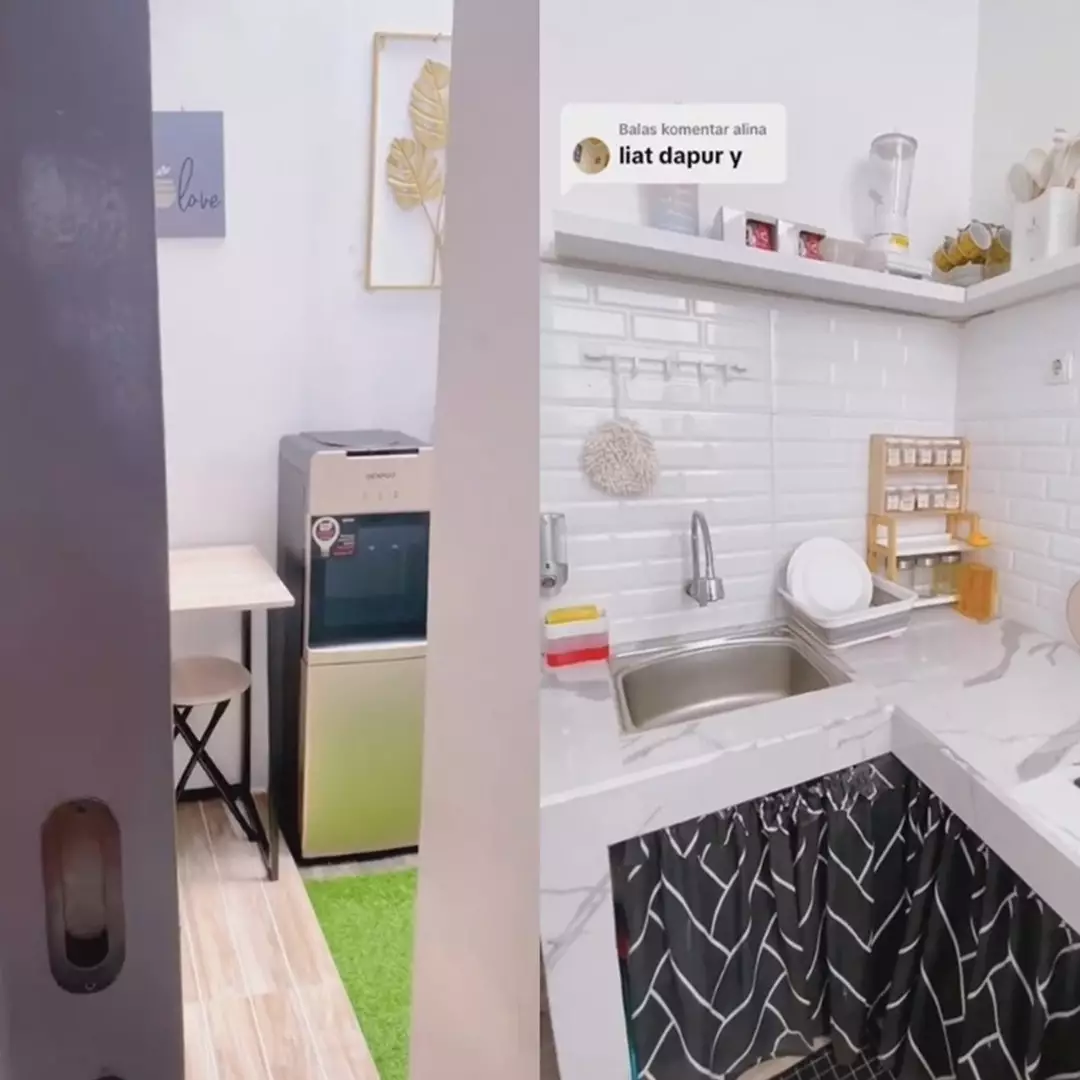 Tanpa kitchen set, 9 potret dapur ukuran 2x3 meter di rumah subsidi ini pas buat si paling minimalis