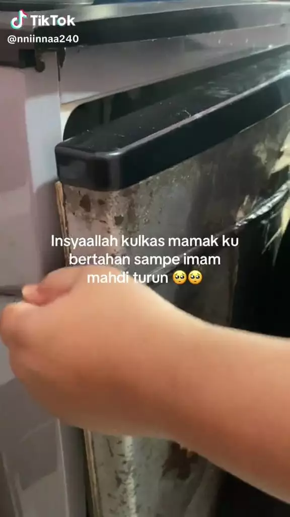 Kulkas pantang dibuang sebelum rusak © TikTok