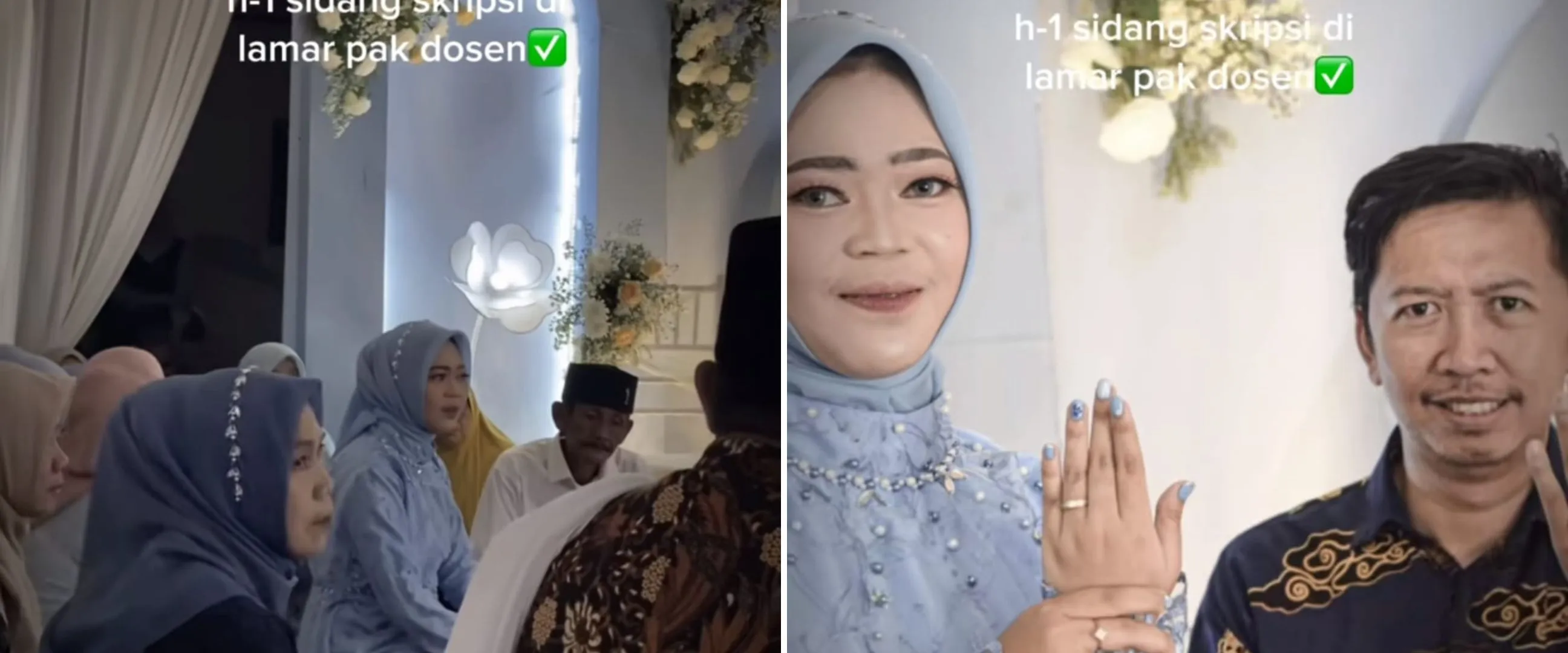 Kisah wanita dilamar dosen sendiri H-1 sidang skripsi ini bak cerita FTV, beda usia jauh nggak masalah