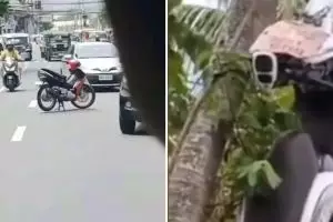 11 Potret lucu orang parkir motor sembarangan ini bikin ngelus dada, kenapa senyeleneh itu?