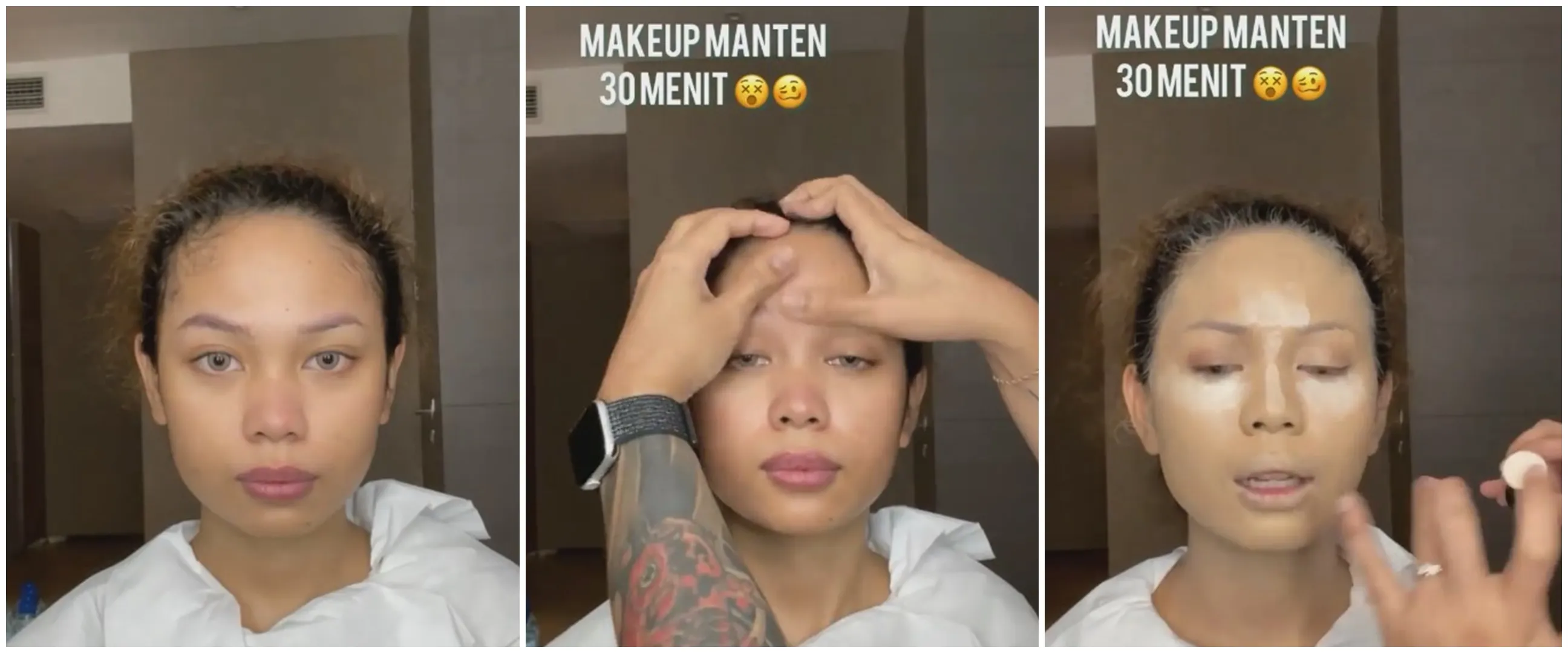 Sat-set cuma 30 menit, wanita di-makeup jadi pengantin Jawa ini hasilnya mirip Aurel Hermansyah