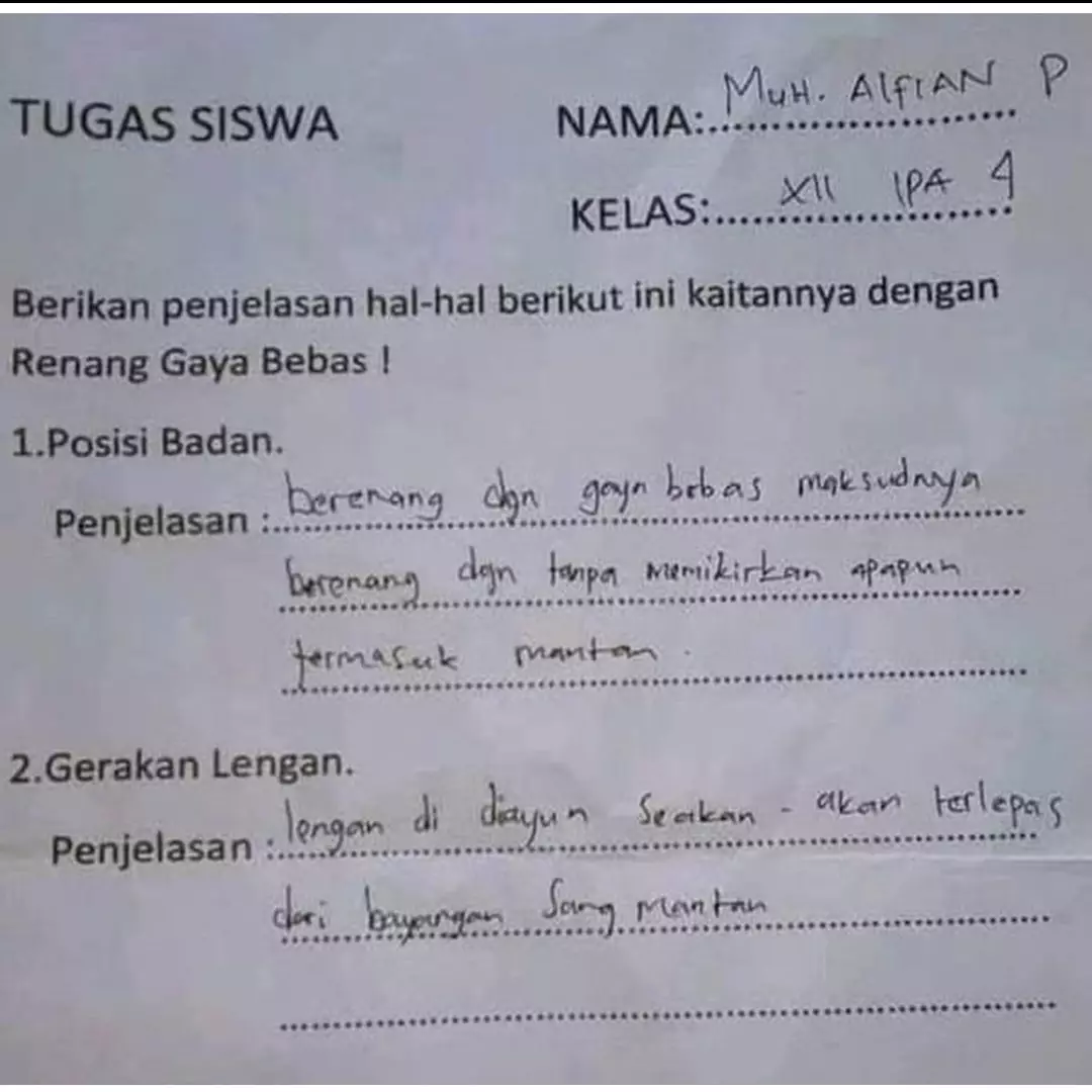 11 Potret lucu jawaban murid ini bikin guru bingung mau kasih nilai berapa, absurdnya kelewatan
