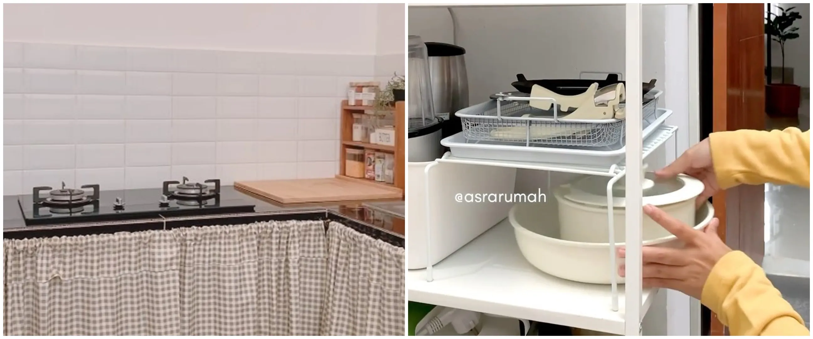 Biarpun minim dekorasi, 11 potret dapur mungil tanpa kitchen set ini estetik idaman ibu-ibu antiribet