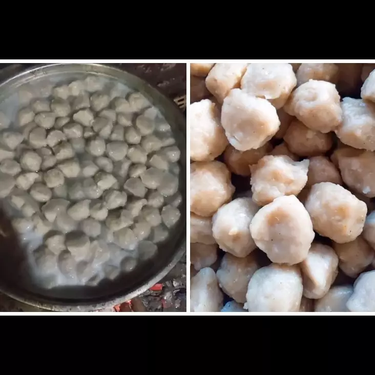 Tanpa sendok, aksi cerdik warganet cetak bakso ini lebih cepat, bentuknya mulus dan bulat sempurna