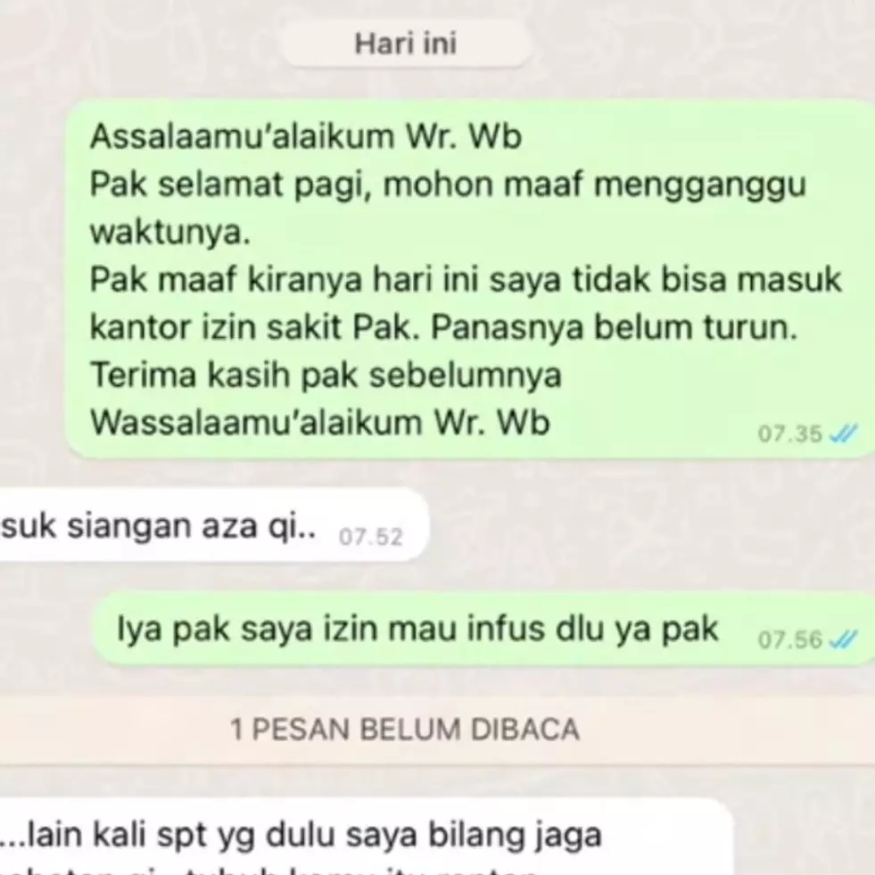 15 Chat lucu WA nggak paham kondisi ini isinya bikin yang baca geleng-geleng kepala
