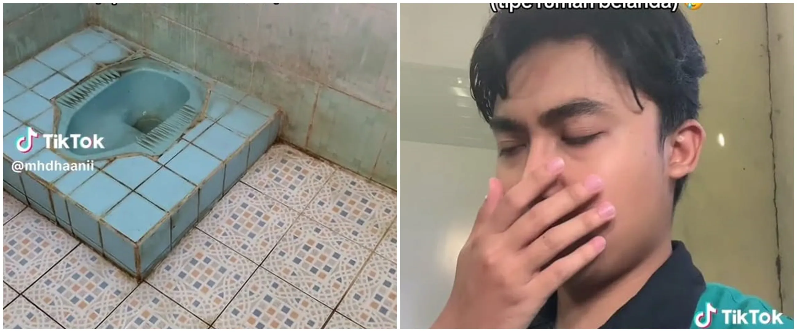 Penampakan tata letak jamban nyeleneh ini jatuhnya bikin repot pas mau buang hajat
