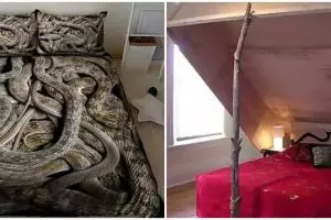 11 Potret kocak desain kasur ini bukannya bikin nyenyak malah susah tidur