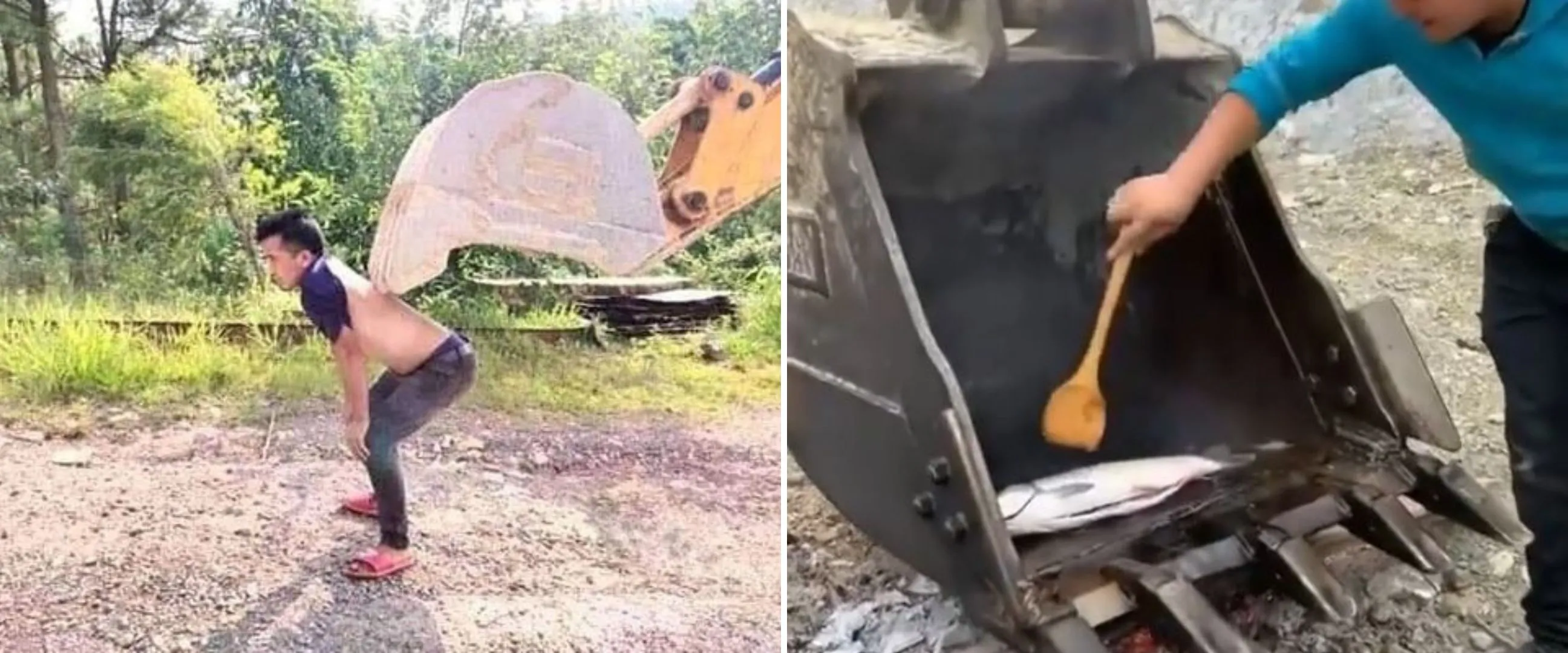 Kayak nggak ada harganya, 11 potret kocak orang pakai alat berat ini bikin tepuk jidat
