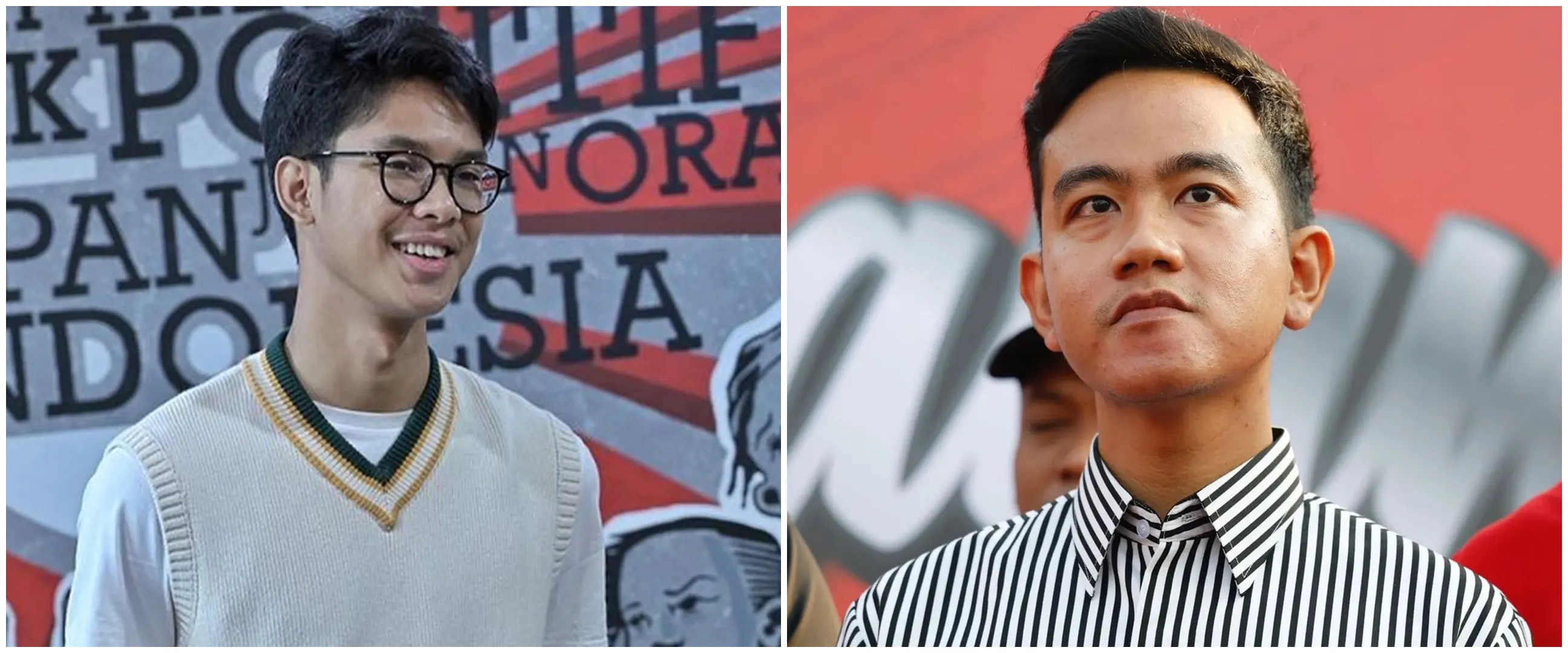 9 Momen akrab Gibran Rakabuming dan Alam Ganjar ngobrol santai saat jeda debat capres, bikin hangat