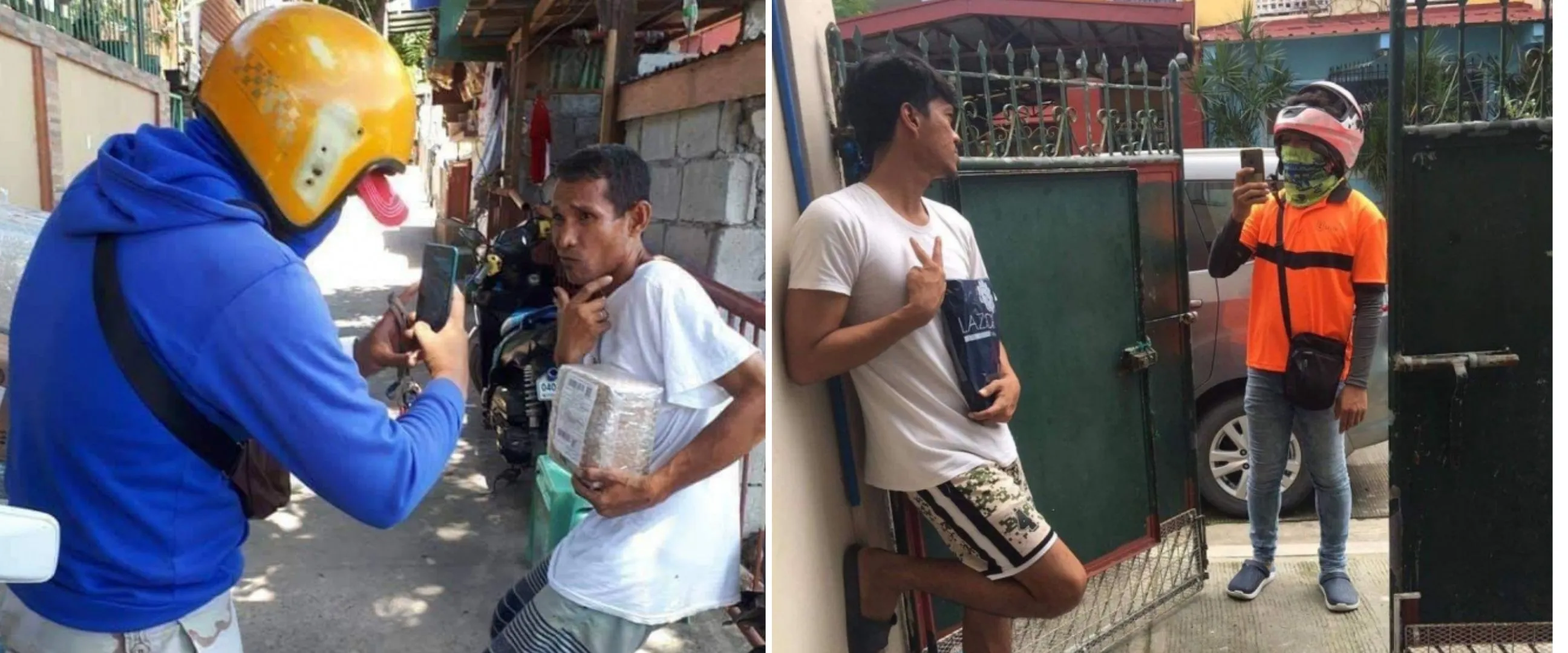 Pengen tampil kece meski minim persiapan, 11 potret kocak pose orang terima paket ini nyeleneh pol