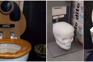 10 Potret kocak desain nyeleneh jamban ini di luar nalar, bikin takjub sekaligus heran