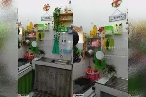 9 Potret dapur di kontrakan sepetak ini penataannya kreatif, ruangan mungil jadi estetik & tak sumpek