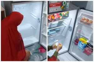 Tanpa cuka, begini cara ampuh enyahkan bau tak sedap di dalam kulkas pakai 1 bahan dapur