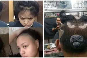 11 Potret kocak orang salah cukur rambut ini hasilnya bikin trauma berhari-hari