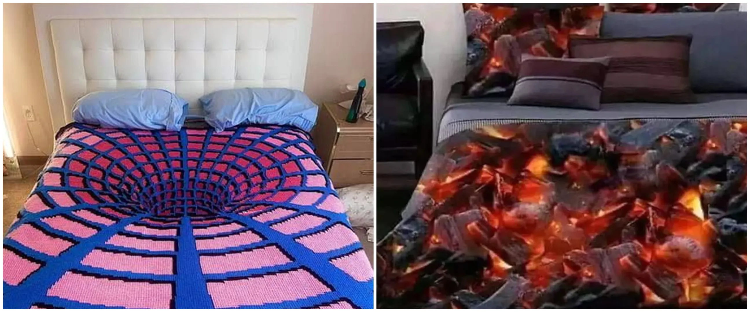 11 Potret kocak desain nyeleneh sprei menipu mata ini perlu dilihat dua kali baru paham