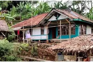 9 Potret rumah tengah sawah ini punya view seperti lukisan, biar berdinding kayu bebas julid tetangga