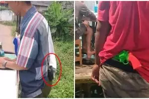 11 Potret kocak benda dibawa bapak-bapak di celana belakang ini bikin senyum lebar