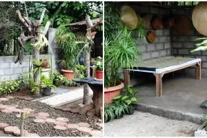 Ibu-ibu pasti suka, 11 potret dapur dan kebun berkonsep terbuka ini bikin betah masak seharian