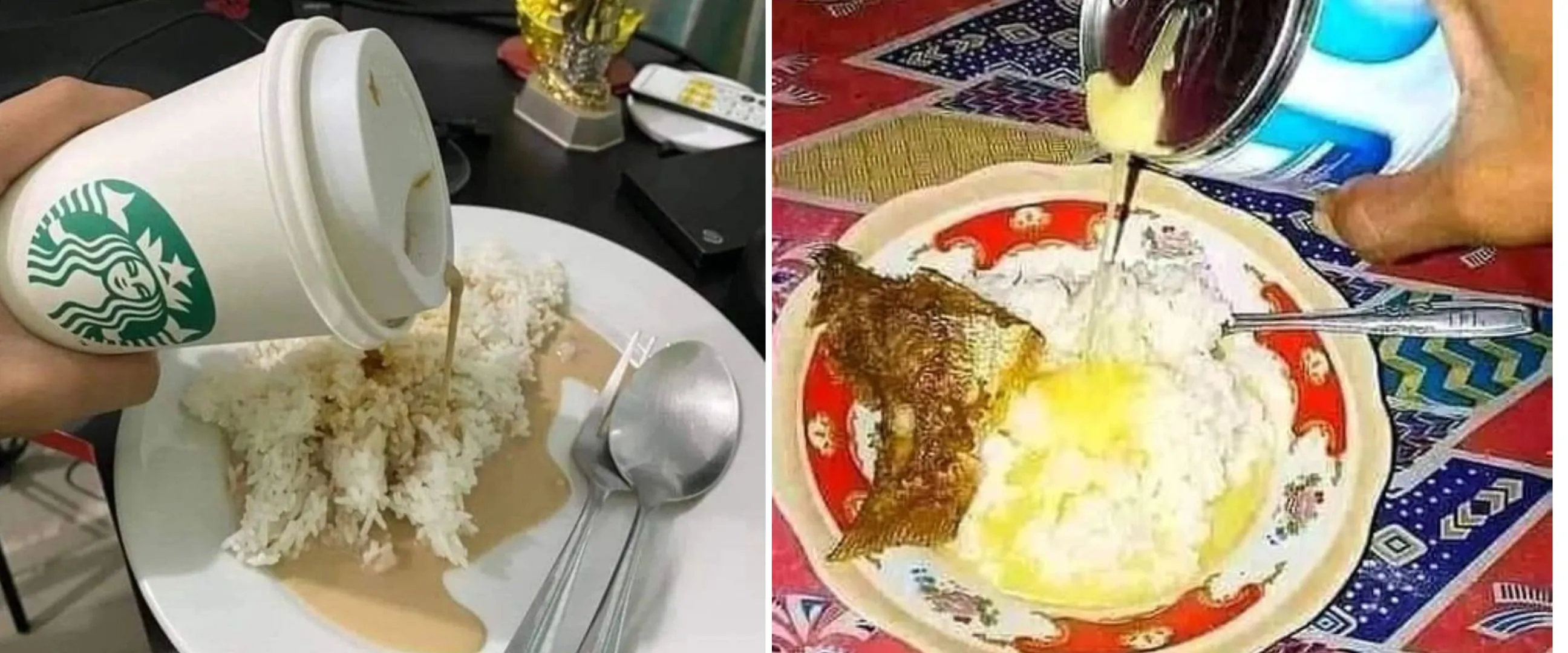 Alih-alih bikin lapar, 11 potret kocak campuran makanan ini malah bikin selera makan jadi hilang