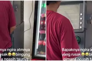 Duit bapak ini nggak keluar dari mesin ATM padahal sudah tarik saldo, alasannya bikin pilu