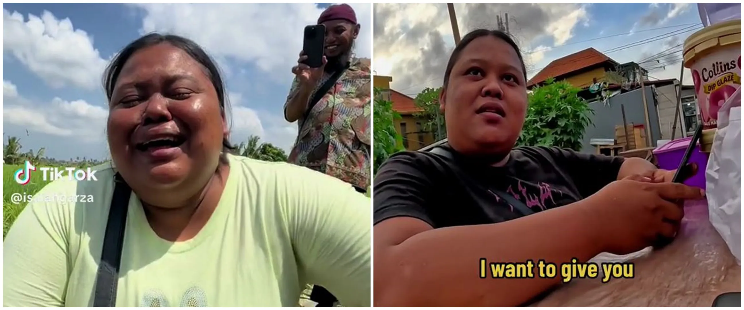 Bantu tanpa pamrih, wanita penjual donat ini dapat rumah dan uang Rp 155 juta dari bule yang ditolong
