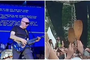 11 Potret kocak di tengah konser ini bikin gagal fokus nggak bisa sing along, absurdnya kelewatan