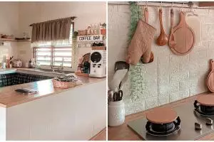 9 Potret dapur tanpa kitchen set ini mirip farmhouse film Hollywood, suasana vintagenya tak ngebosenin