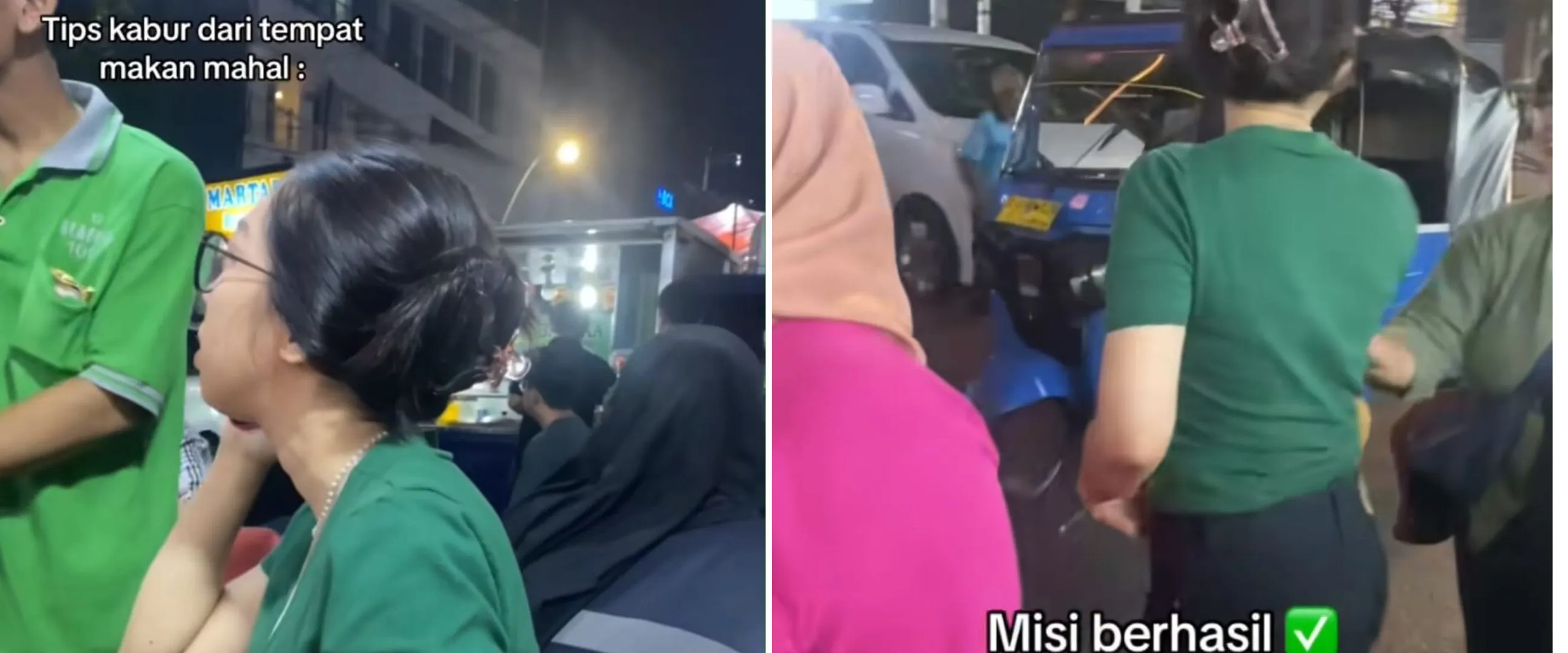 Kabur saat lihat harganya, cara wanita pergi dari rumah makan mahal ini layak untuk ditiru