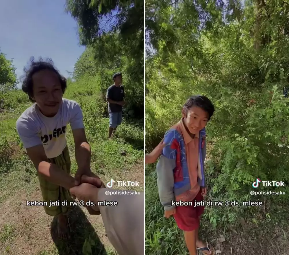 bapak anak tinggal di kebun © TikTok bapak anak tinggal di kebun © TikTok