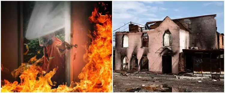 15 Arti mimpi rumah kebakaran dalam Islam dan primbon Jawa, isyarat kehilangan harta dan keluarga