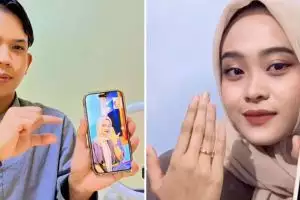 Terhalang jarak Korea-Indonesia, momen pasangan jalani tunangan online ini bikin senyum-senyum sendiri