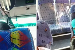 Bingung kreatif apa nyeleneh, 11 potret kocak kelakuan orang di kendaraan umum ini bikin geleng kepala