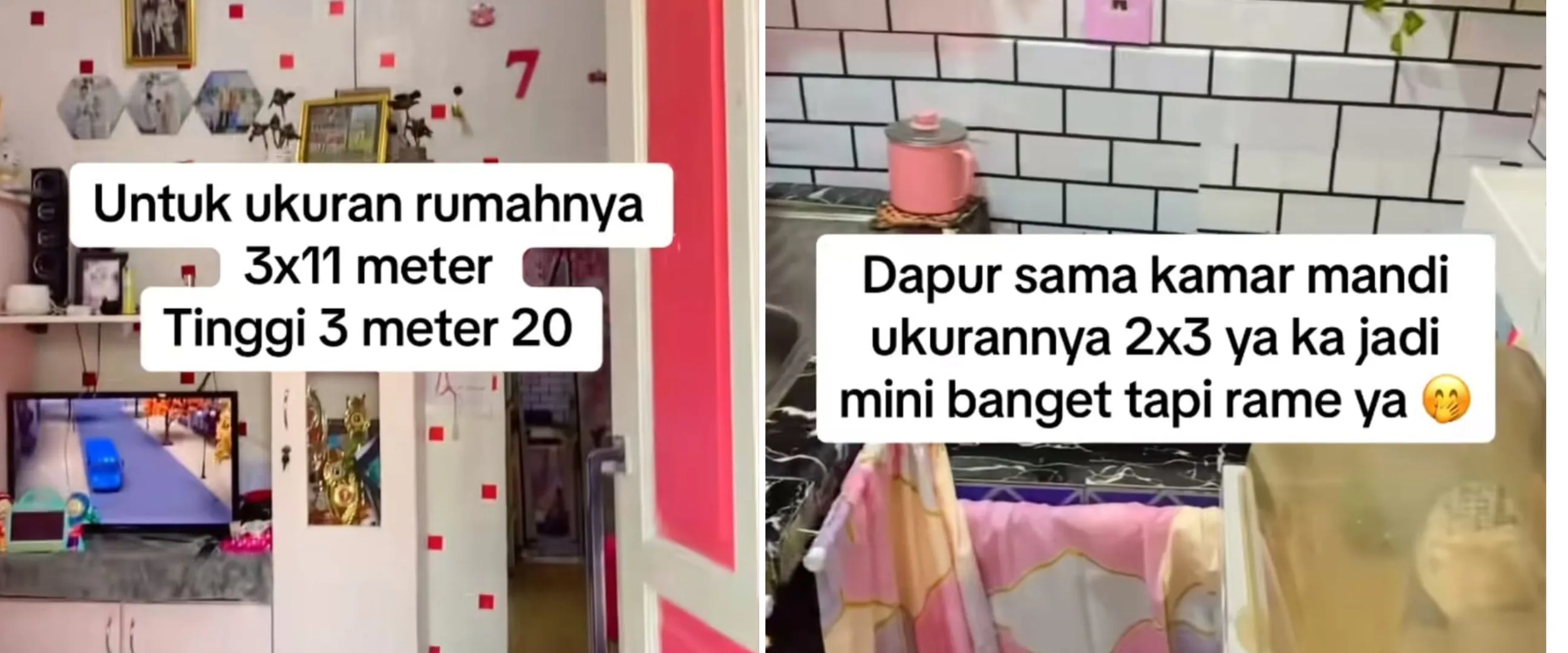 Rumah berukuran 3 meter ini dihuni 2 keluarga sekaligus, desain ruangannya sukses bikin takjub